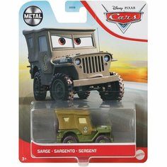 Машинка Cars Герои мультфильмов коллекционная Сержант GXG38 Mattel