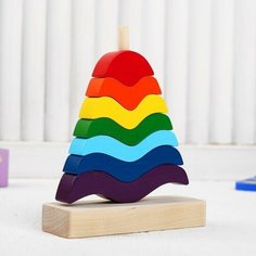 Мозаика "Пирамидка. Ёлка", 8 деталей Нет бренда