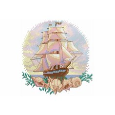 Набор для вышивания крестом Искусница В море на заре, 13*14см