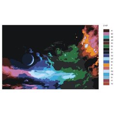 Картина по номерам Z-107 "Космос" 70x110 Brushes Paints