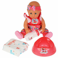 Пупс Карапуз Y25BB-DP-FOX-EN-RU Фелисити Фокс Энчантималс 40 фраз пьет и писает с аксессуарами 25 см