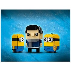 Конструктор LEGO BrickHeadz, Minions Сувенирный набор Грю, Стюарт и Отто 40420