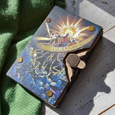 Дайскейс для кубиков на коже днд "Возмездие" / dungeon and dragon Чудеса леса