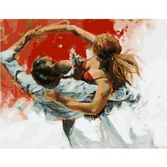 Картина по номерам Полет танца 40х50 см Hobby Home