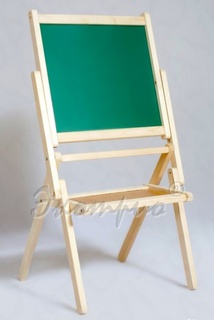 Мольберт каляка-маляка магнитная маркерная доска перевертыш Wood Fun