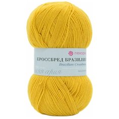 Пряжа Пехорка "Кроссбред Бразилия" 100гр. 500м. (50% шерсть меринос, 50%акрил), 340 листопад Пехорский текстиль