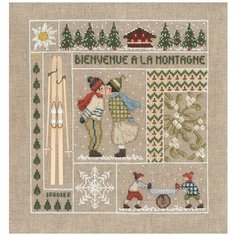 Набор для вышивания: BIENVENUE JANVIER (Добро пожаловать Январь) Le Bonheur des Dames