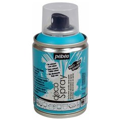 Краска на водной основе Pebeo decoSpray, (аэрозоль), 100 мл, бирюзовый