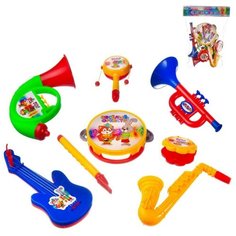 Набор музыкальных инструментов "Веселый оркестр" для малышей (8 предметов) A Btoys