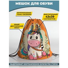 Мешок для сменной обуви Homepick 38х42 см Indian/2106/