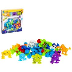 Конструктор "Забавные присоски", 77 деталей Sibelly