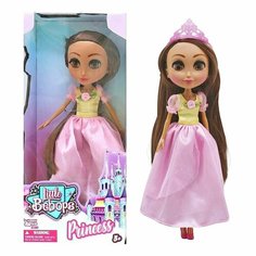 Кукла Little Bebops Princess Розовое платье Happy Line