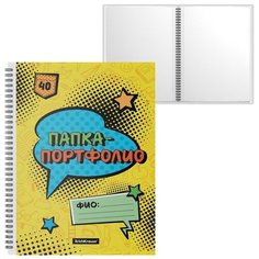 Папка-портфолио "Cool in School", c 40 карманами, A4 Erich Krause