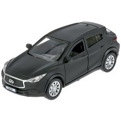 Модель машины Технопарк Infiniti QX30, чёрная матовая, инерционная QХ30-12МАТ-ВК