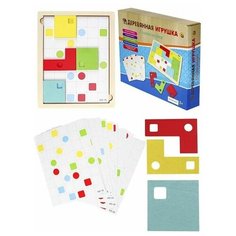 Деревянная игрушка "Головоломка. Тетрис" Рыжий кот