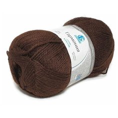 Пряжа Камтекс КТ "Гармония" 50% шерсть, 50% акрил 5 шт.х100г 245м №063 шоколадный