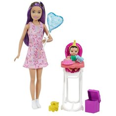 Кукла Barbie Няня Скиппер, FHY97 кормление 3
