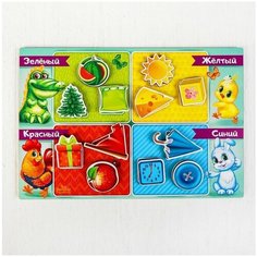 Головоломка липучки Цвета и формы Лесная мастерская