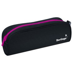 Berlingo Пенал-косметичка Pink zip PM09155, черный