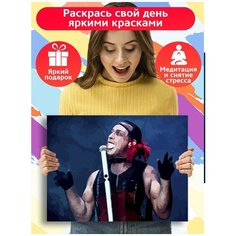 Картина по номерам Музыка Rammstein Тиль Линдеманн - 6348 Г 30x40