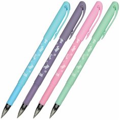 Ручка стираемая гелевая BRUNO VISCONTI "Щеночки", комплект 24 шт, синяя, узел 0.5 мм, линия письма 0.3 мм, 20-0259