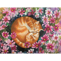 Алмазная мозаика Мамины объятия 40x30 см. Freya