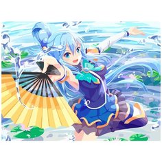 Картина по номерам на холсте Аниме Коносуба 5539 40x30