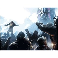 Картина по номерам на холсте Frostpunk апокалипсис - 5