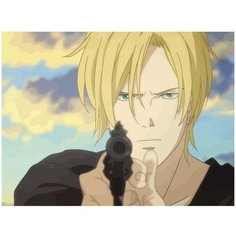 Картина по номерам на холсте Banana Fish - 1 40 x 30