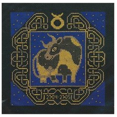 Набор для вышивания "Телец", 25x25 см, Риолис (Сотвори Сама)