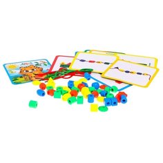 Развивающая игрушка IQ-ZABIAKA Веселые бусинки, 3708531, мультицвет
