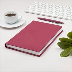 Ежедневник недатированный Bruno Visconti "VELVET ", Soft touch, темно-розовый А5, Арт. 3-115/38 Альт