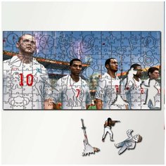 Пазл из дерева с фигурками, 230 деталей, 46х23 см игры 2010 FIFA World Cup South Africa фифа 2010 - 5236 Creative Wood