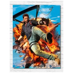 Картина по номерам на холсте игра just causу 4 - 9630 В 30x40