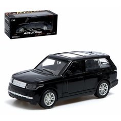 Машинка металлическая Автоград "Джип", инерционная, масштаб 1:43, для мальчиков