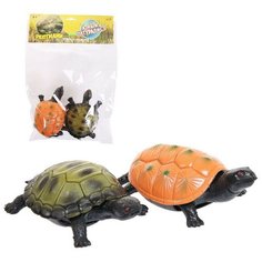 Фигурка Abtoys Юный натуралист Рептилии Две черепахи, термопластичная резина PT-01744