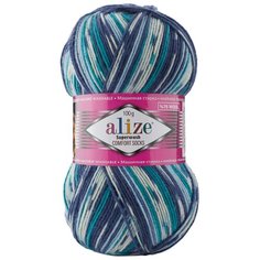 Пряжа ALIZE Superwash Comfort Socks 100гр. 420м. (75% SW шерсть, 25% полиамид), 5 мотков