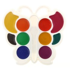 Акварель "Луч" "Бабочка", 10 цветов, без кисти