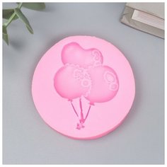 Молд силикон "Связка воздушных шаров" 7,2х4,2х1 см Noname