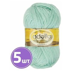Пряжа Adelia LEDA (203), мятный, 5 шт. по 100 г