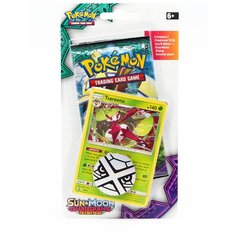 Покемон карты коллекционные: Блистер Pokemon издания Sun & Moon Guardians Rising (бустер + карта Tsareena + монетка) на английском языке Nintendo