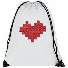 Мешок для сменной обуви пиксель арт - 6849 Brut Boxers