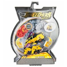 Screechers Wild Дикие Скричеры Машинка-трансформер Ви-Боун Линейка 2, 9 см 34831