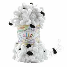 Пряжа ALIZE PUFFY COLOR (Alize), принт - 6450, 100% микрополиэстер, 5 мотков, 100 г, 90 м.
