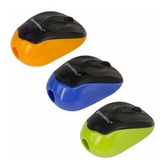 Точилка BRAUBERG "Click", с контейнером, пластиковая, корпус ассорти, 228445(24 шт.)