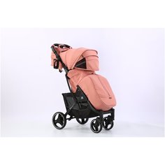 Коляска прогулочная Baballo future 2023 цвет розовый на черной раме Babalo
