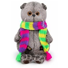 Мягкая игрушка "Басик в ярком шарфе", 22 см Basik&Co