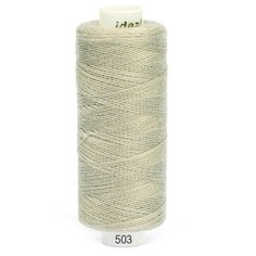 Нитки бытовые IDEAL, толщина 40/2, полиэстер 100%, 366м, цвет 503 серый