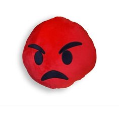 Мягкая игрушка подушка эмоджи Angry face 25 см китай