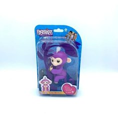 Интерактивная игрушка - обезьянка Happy Monkey фиолетовая Flame
